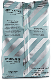 Röstkaffee Rückseite